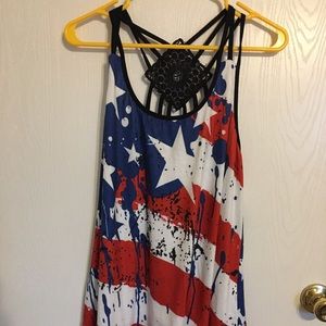 Never worn red white and blue holiday tunics tank.